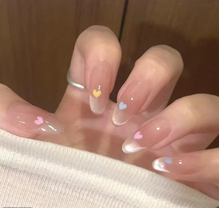Artificial Nails in Stylish Ombre Design Bowlift