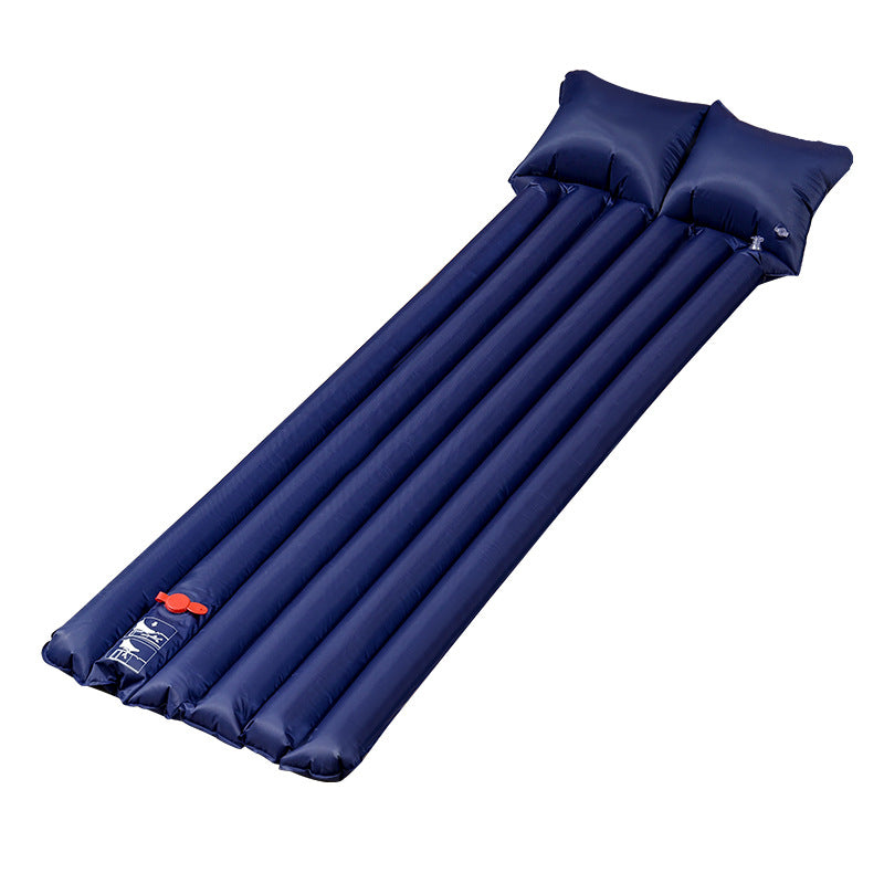 Air mattress with integrated pillow Bowlift