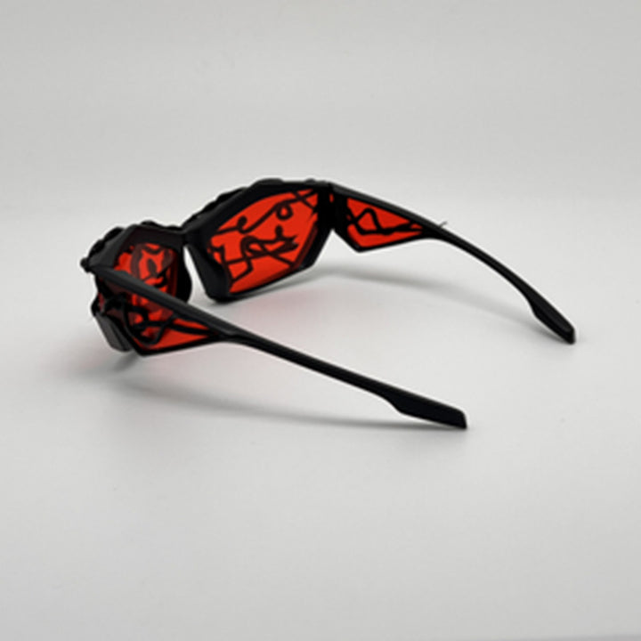 Women's Sporty Sunglasses with Futuristic Design Bowlift