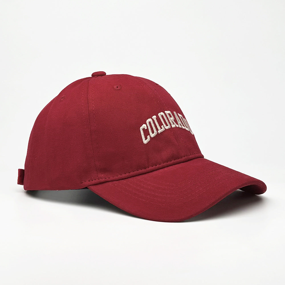 Women's fashionable cotton cap with embroidered lettering Bowlift