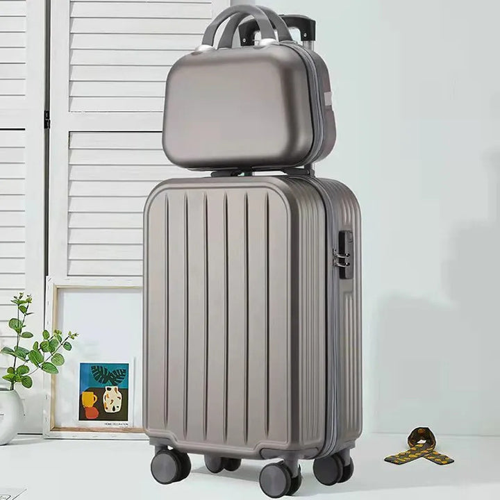 Stylish Luggage Set with Convertible Satchel Bowlift