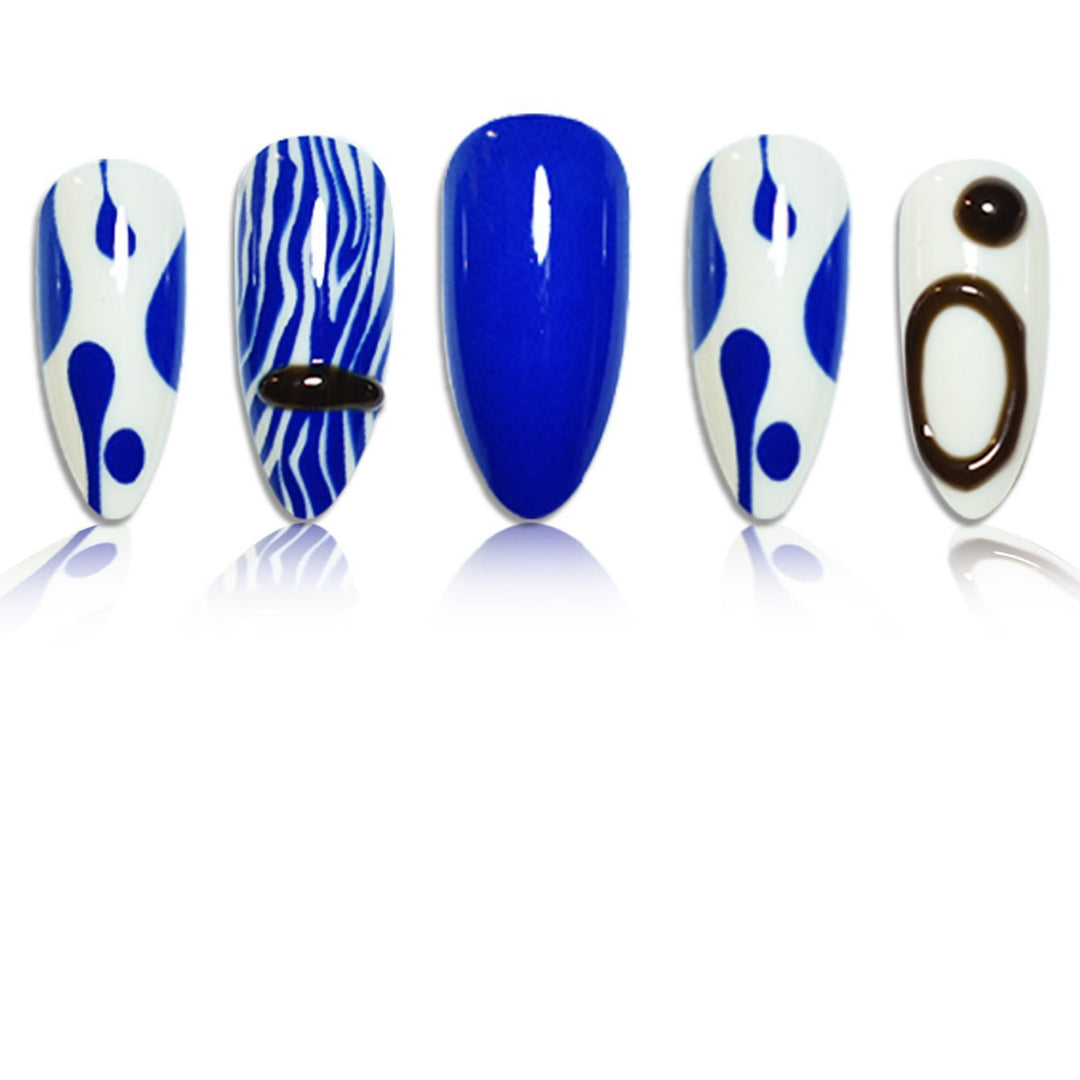 Artistic Decorative Press-On Nail Enhancements Bowlift