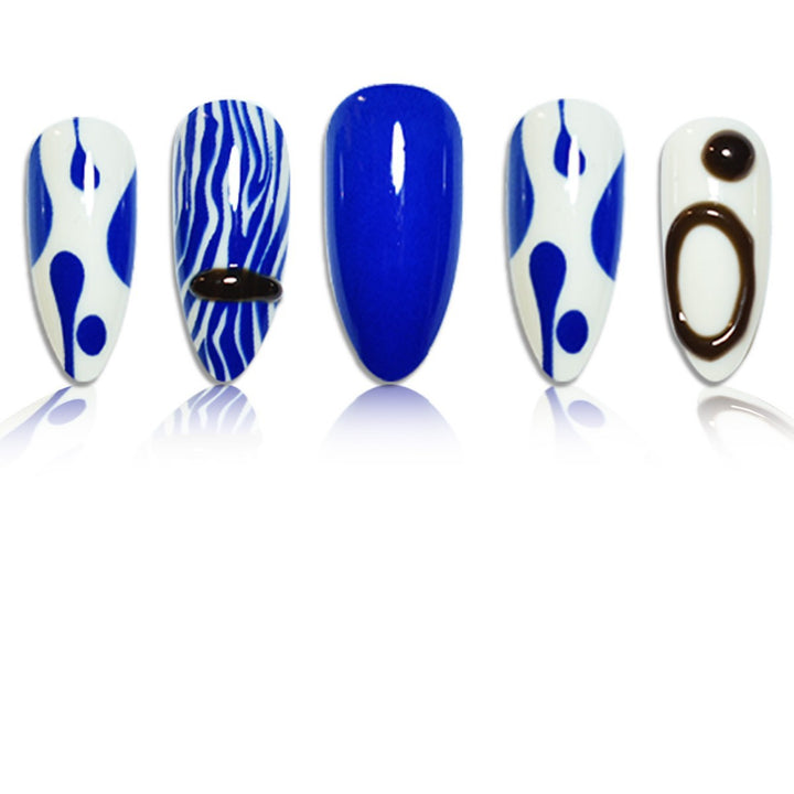 Artistic Decorative Press-On Nail Enhancements Bowlift