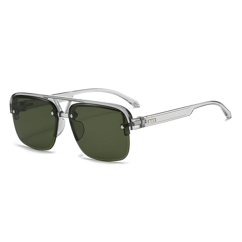 Women’s fashionable square sunglasses with transparent frame Bowlift