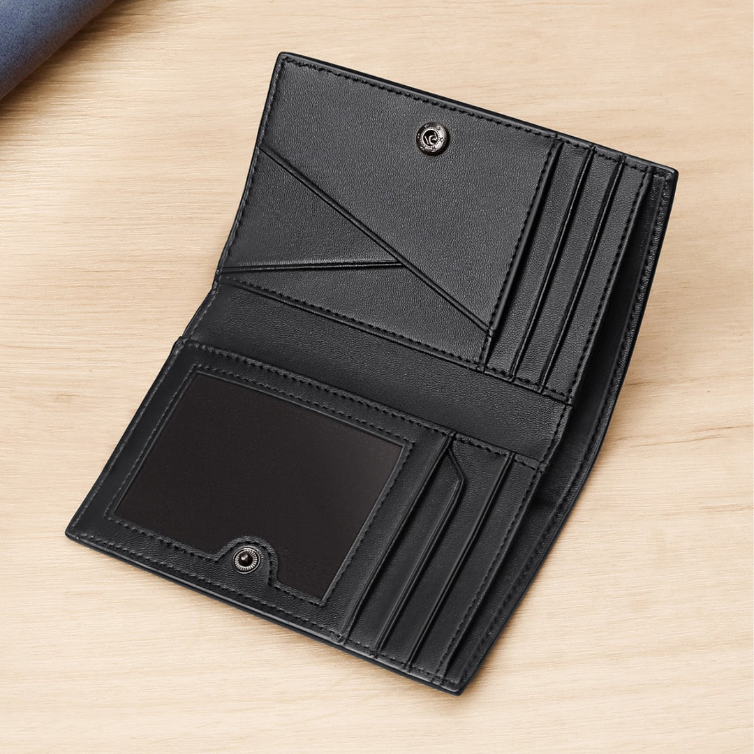 Minimalist RFID-Blocking Leather Cardholder Bowlift