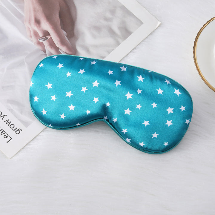 Women nan silky-soft contoured sleep mask with comfort padding and star pattern Bowlift
