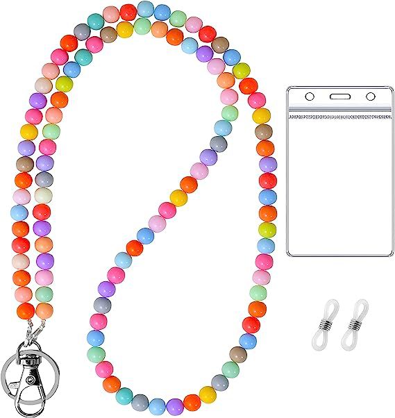 Beaded Lanyard with ID Holder Bowlift