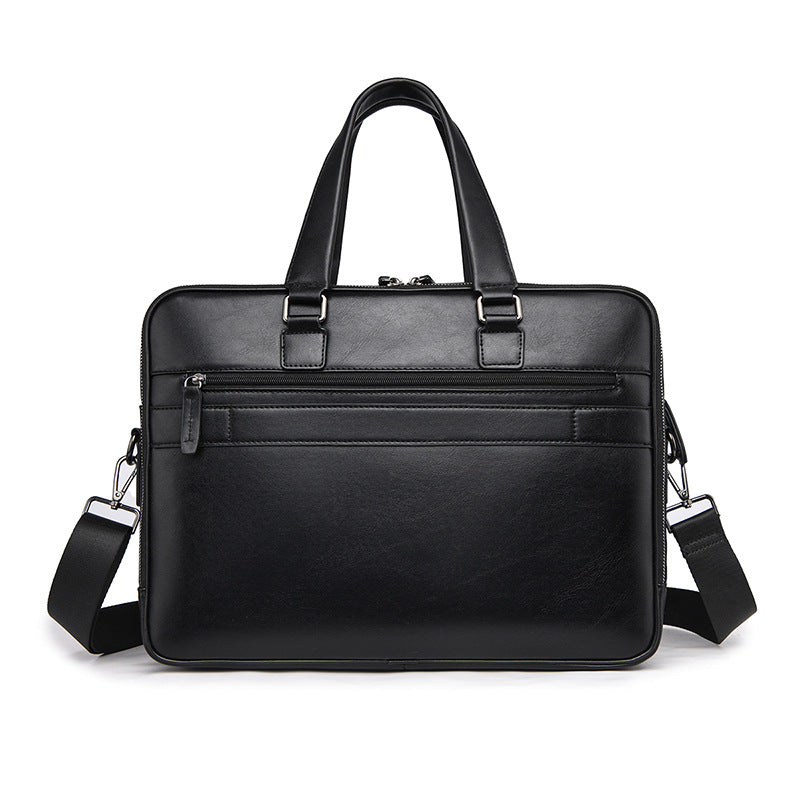 Professional Leather Laptop Briefcase Bowlift