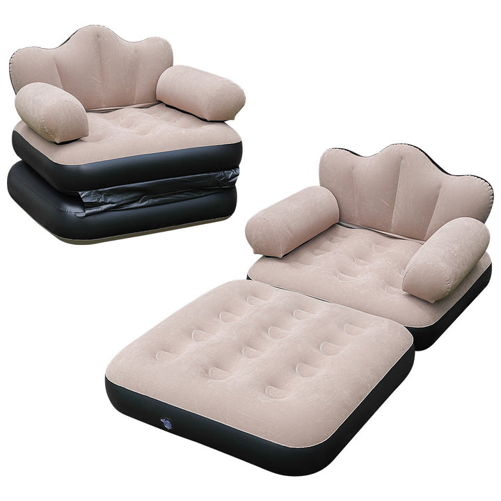 Women Inflatable Relax Lounge with Ergonomic Neck and Back Support Bowlift