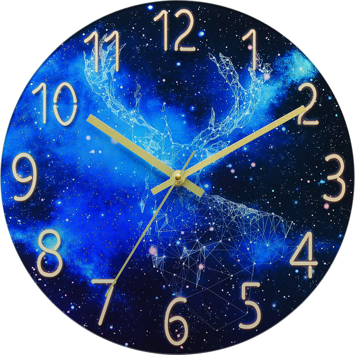Wall clock in modern design Bowlift