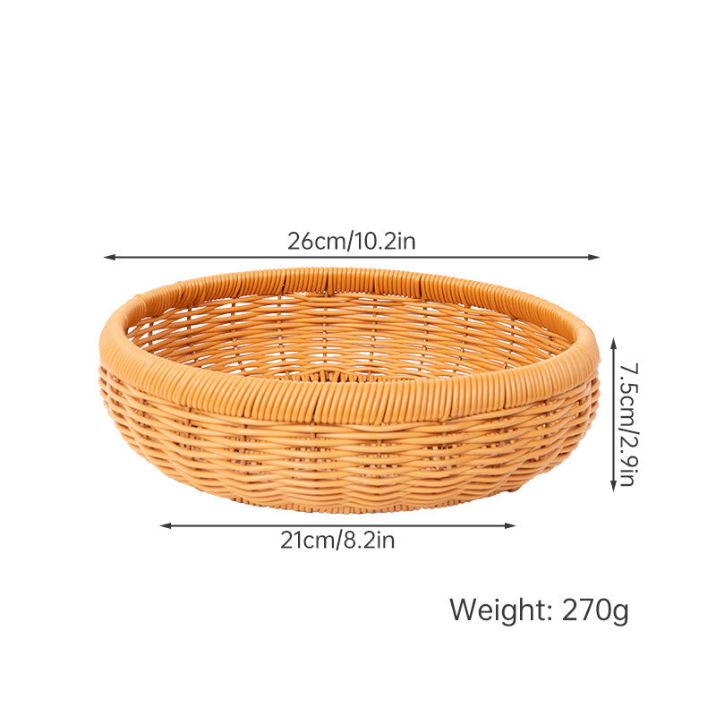 Artisan Woven Decorative Basket Bowlift