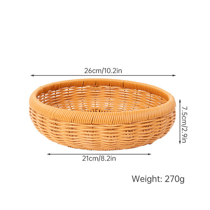 Artisan Woven Decorative Basket Bowlift