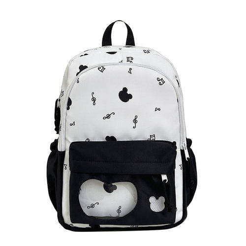 Music-Themed Multi-Compartt Backpack Bowlift