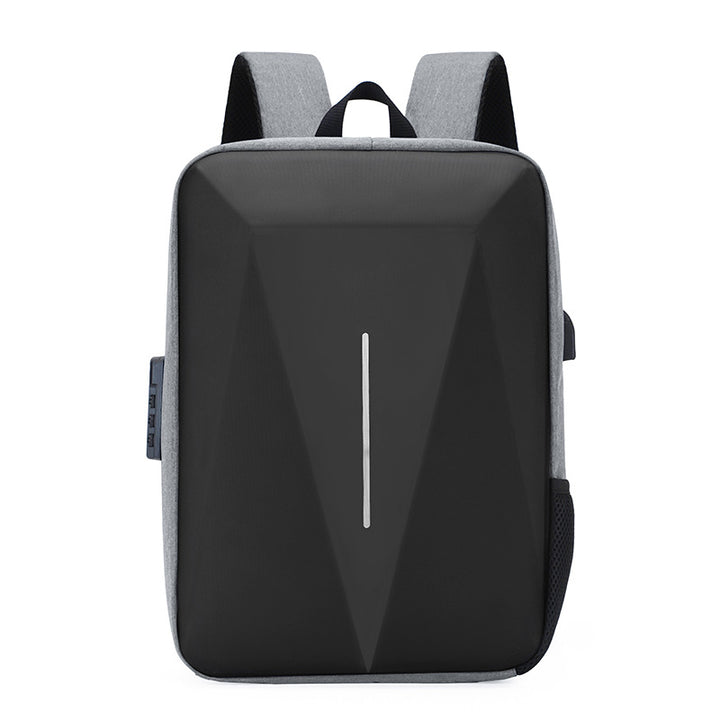 Geometric Design Laptop Backpack Bowlift