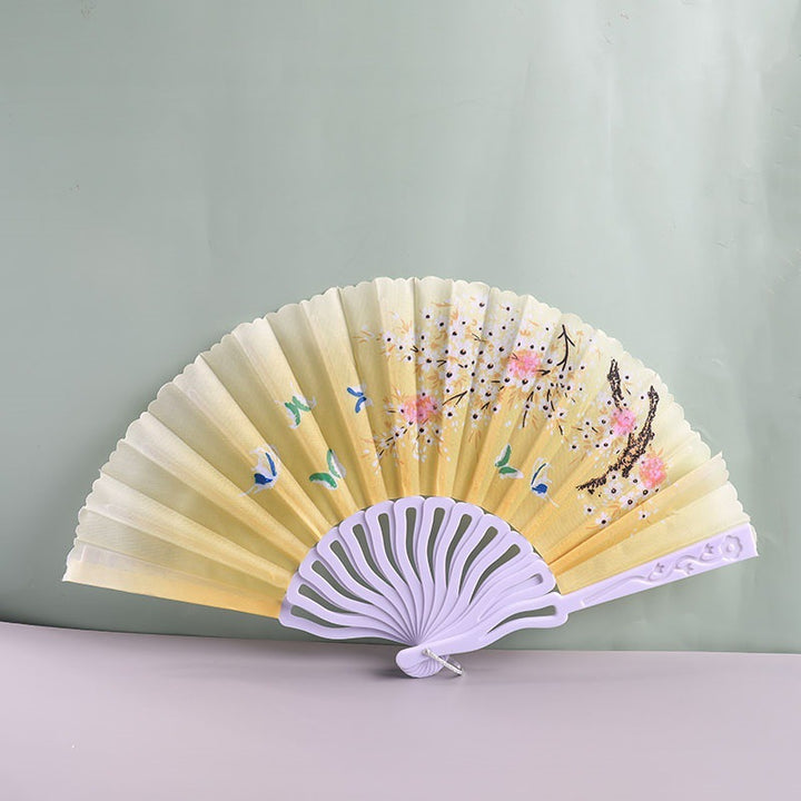 Ladies' artistically designed hand fan Bowlift