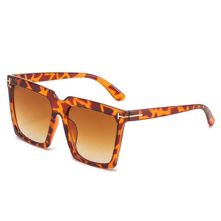 Women oversized square sunglasses with luxurious accents Bowlift