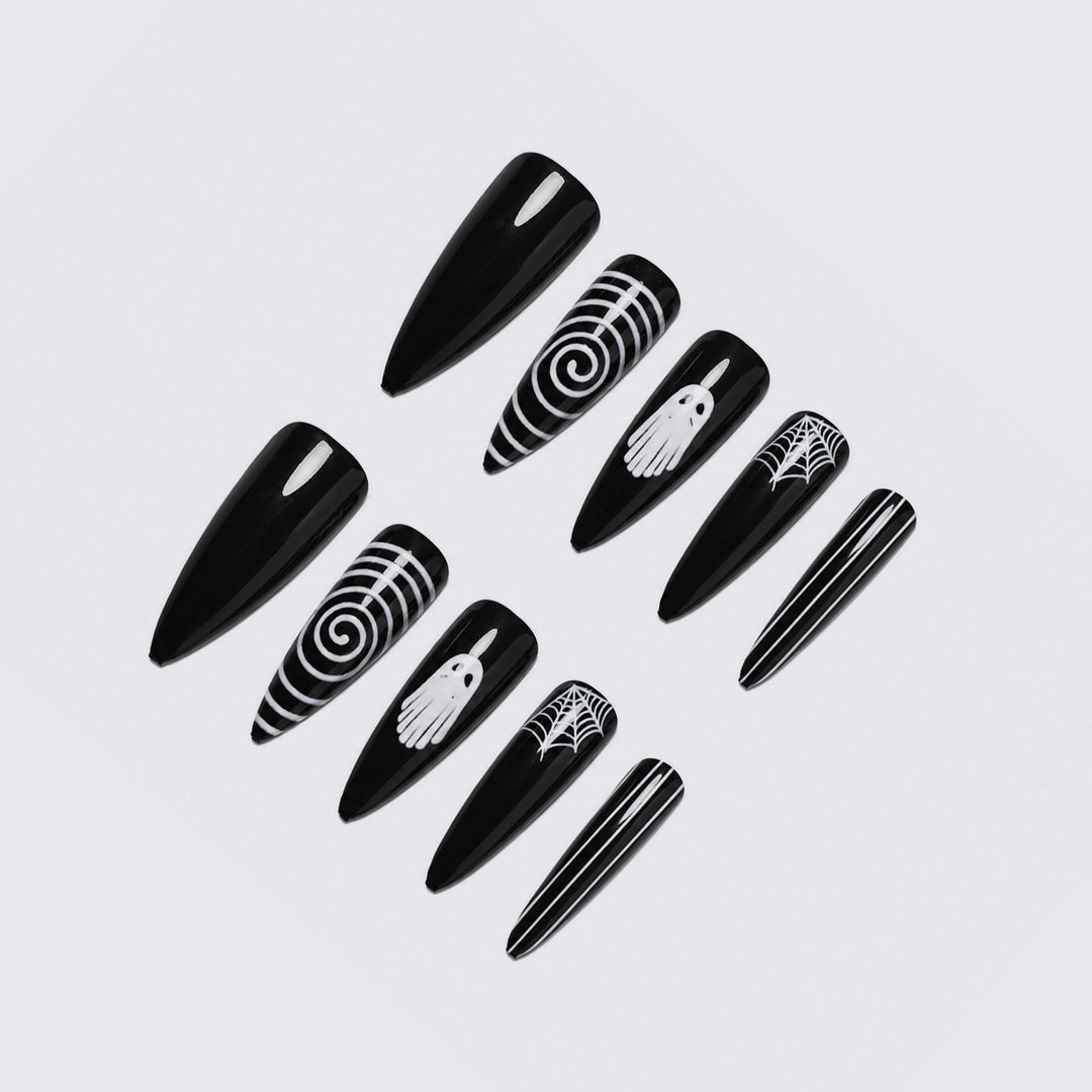 Creative Nail Art Set with Mystical Designs Bowlift