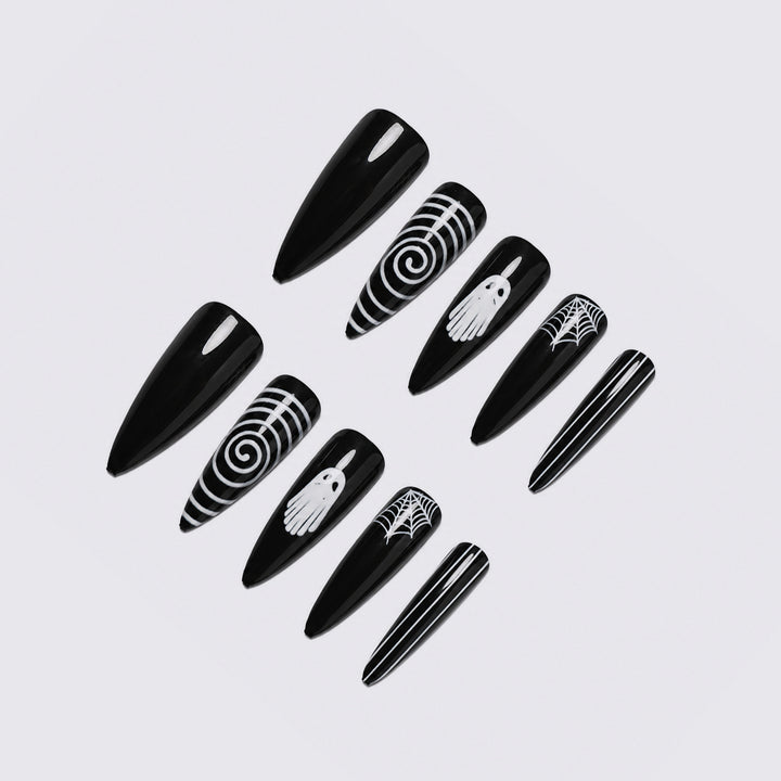 Creative Nail Art Set with Mystical Designs Bowlift