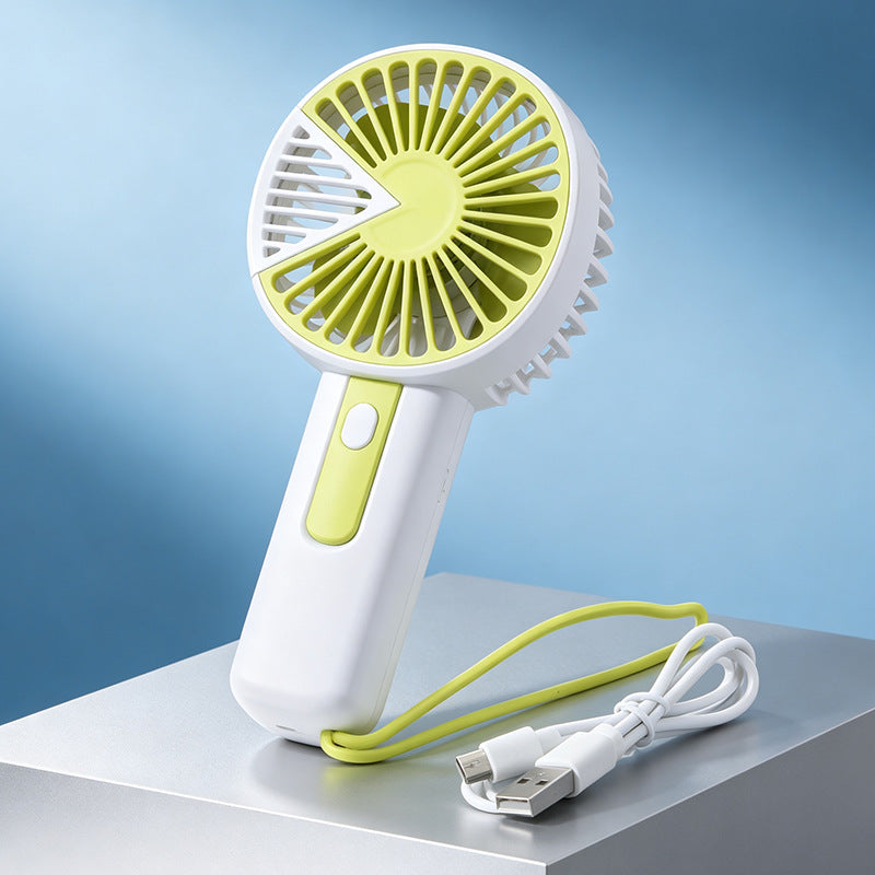 Ladies Portable Hand Fan with USB Charging Function and Ergonomic Design Bowlift