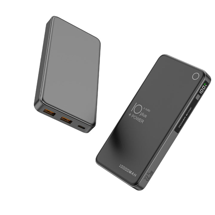 Portable power bank with intelligent LCD display and fast charging function Bowlift