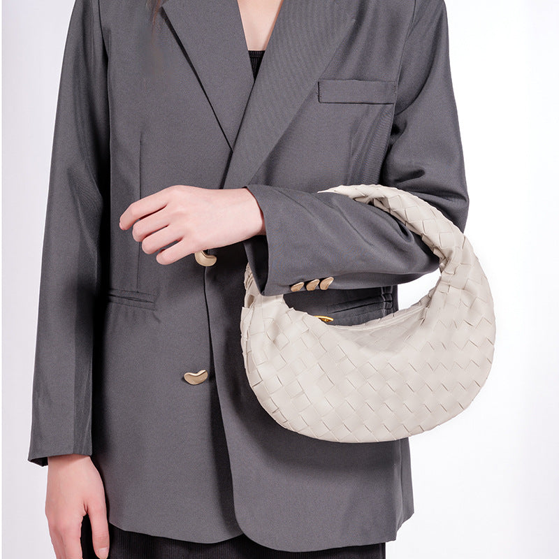 Designer Woven Handbag Bowlift