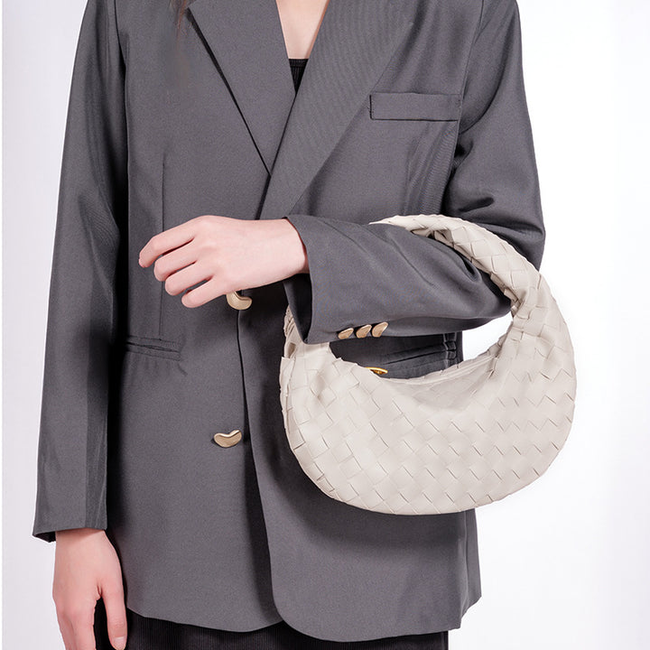 Designer Woven Handbag Bowlift