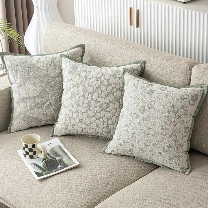 Flower Pattern Decorative Cushion