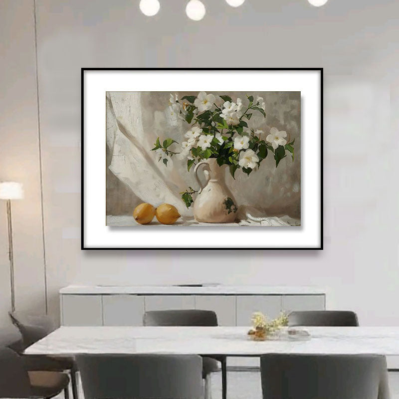 Vintage Flower Canvas Wall Art