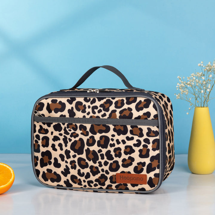 Insulated children's dinosaur lunch case with thermal lining and carry handle Bowlift