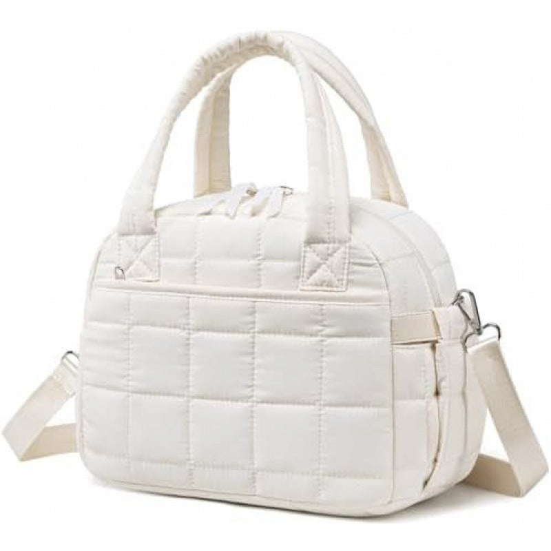 Multifunctional Quilted Shoulder Bag Bowlift