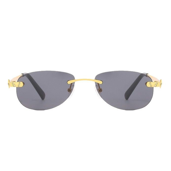 Women's fashionable sunglasses with stylish metal frame and protective lenses Bowlift