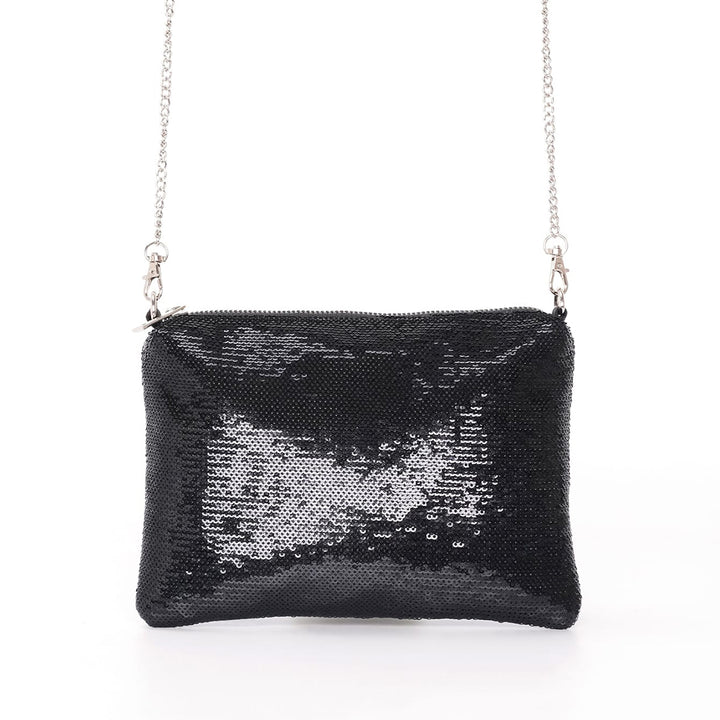 Elegant Clutch with Glitter Details Bowlift