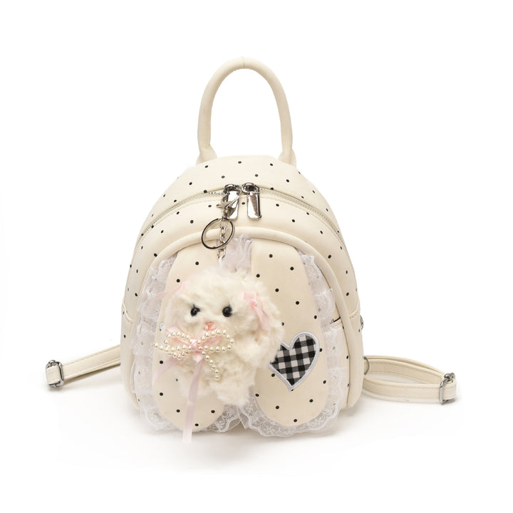 Cute backpack with detailed bunny ears applique Bowlift