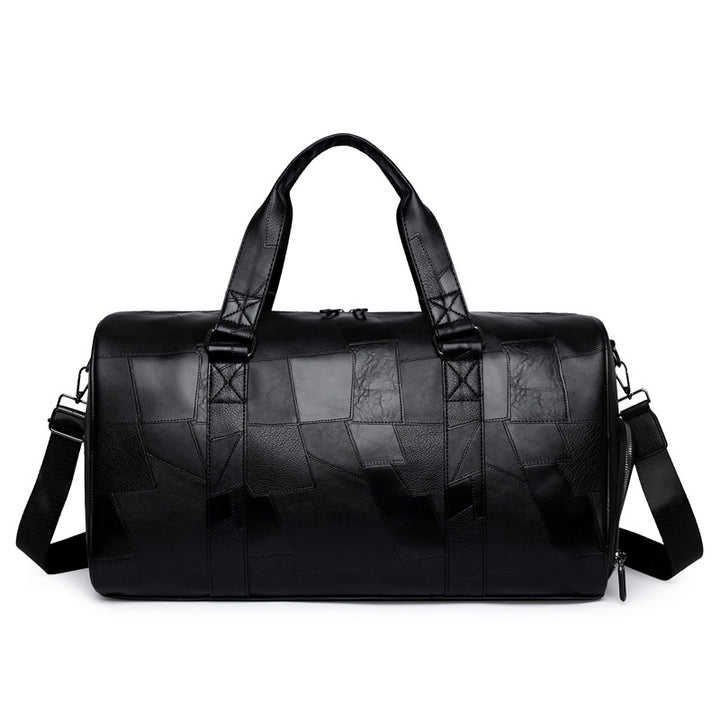 Premium Leather Weekender Duffel Bag Bowlift