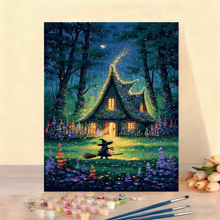 Whimsical Forest Adventure Art Print Bowlift
