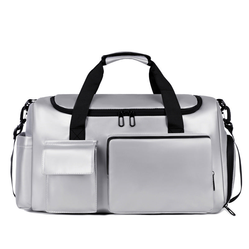 Men's Multifunctional Sports Travel Bag with Innovative Compartment Structure Bowlift