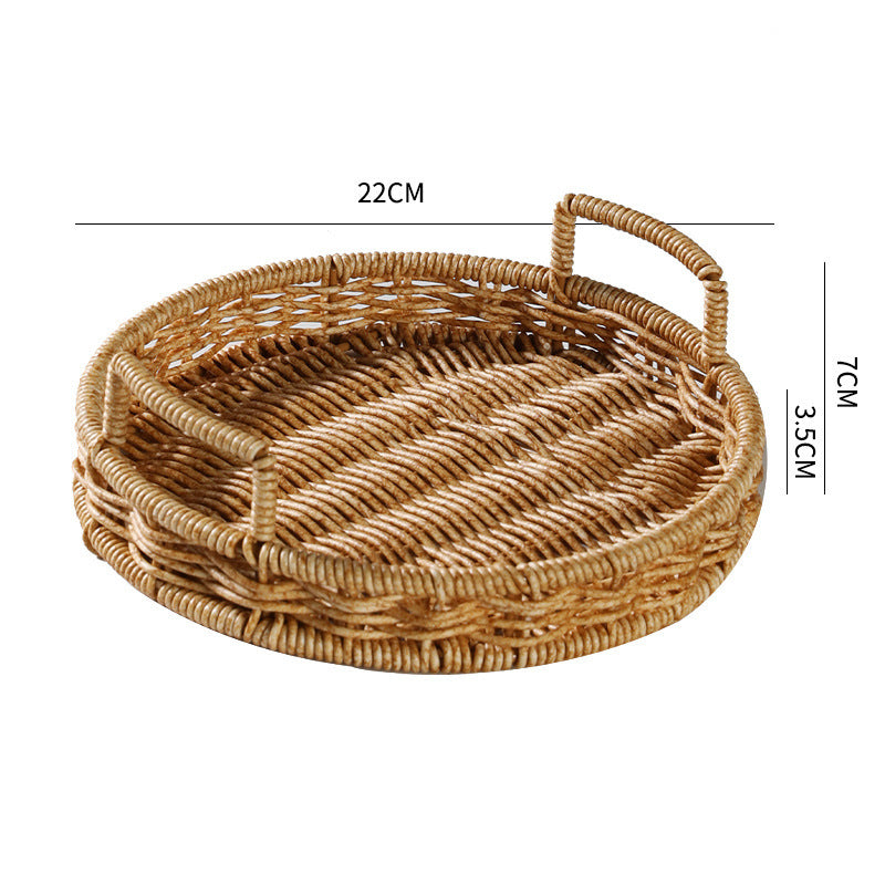 Decorative Rattan Serving Bowlift