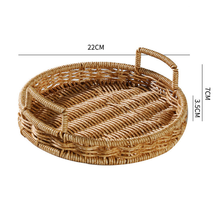 Decorative Rattan Serving Bowlift
