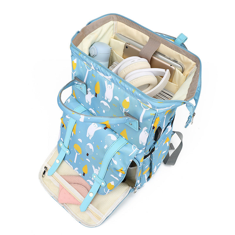 Patterned Backpack Bowlift