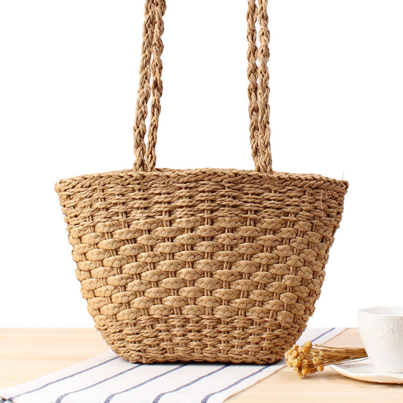 Handcrafted straw tote bag Bowlift