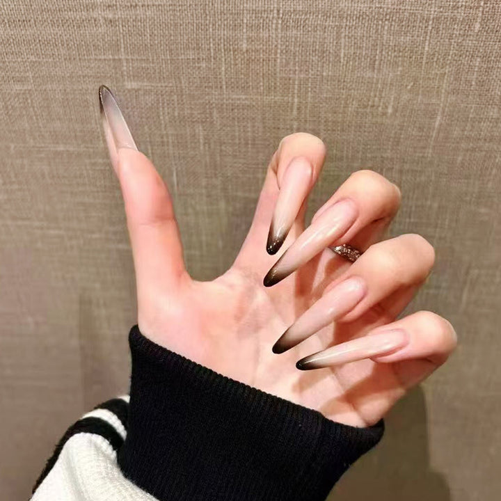 Artistic Long Stiletto Nail Enhancements Bowlift