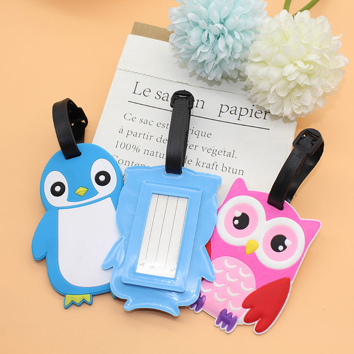 Unisex Cute Penguin Luggage Tag Bowlift