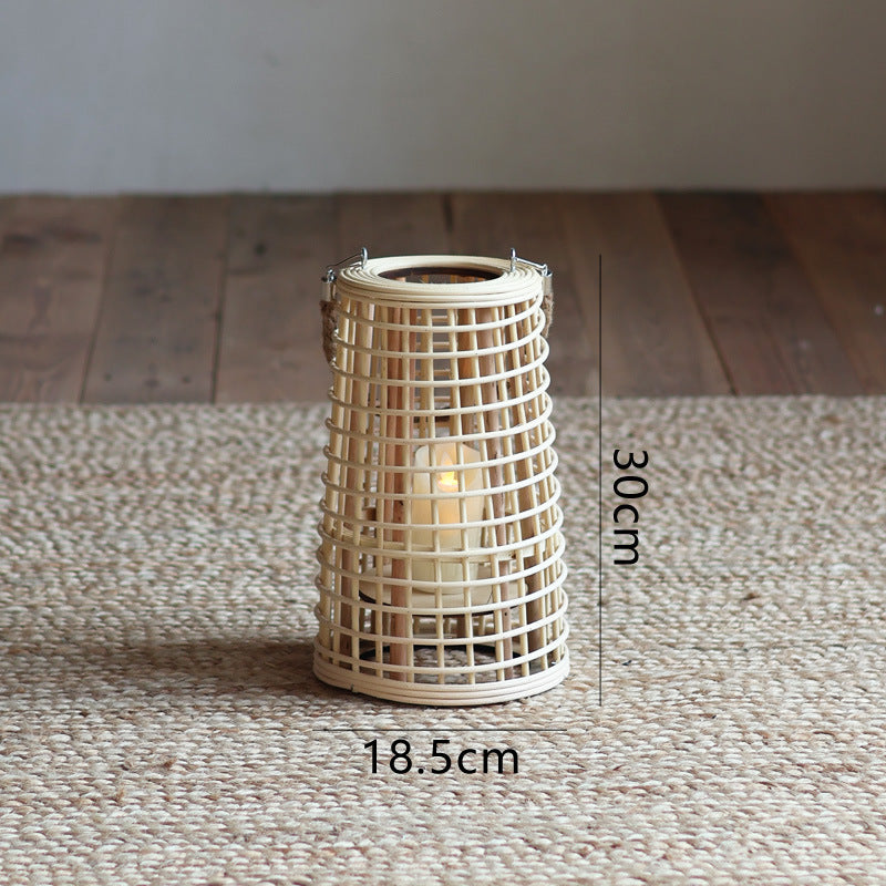 High-quality basket lamp in natural design Bowlift