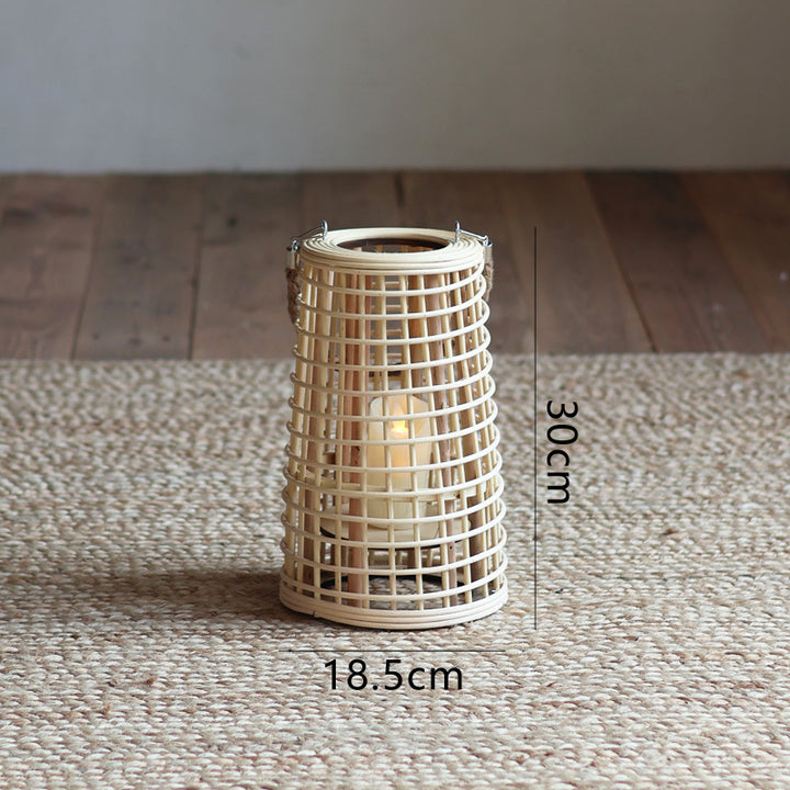 High-quality basket lamp in natural design Bowlift