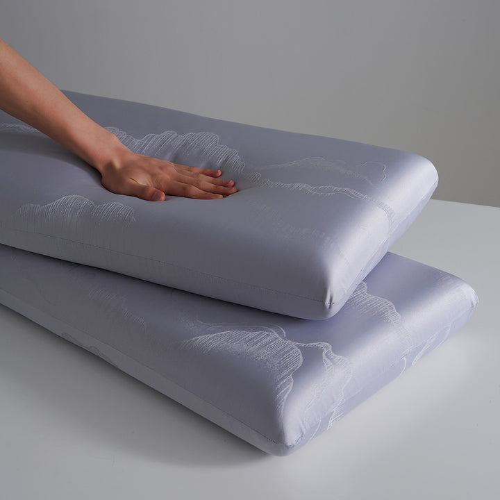 Ergonomic luxury pillow with gentle skin care technology Bowlift