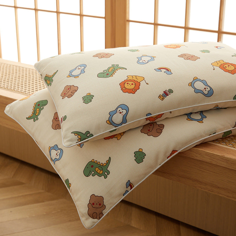 Kids' Neck Pillow with Cute Dinosaur Design Bowlift