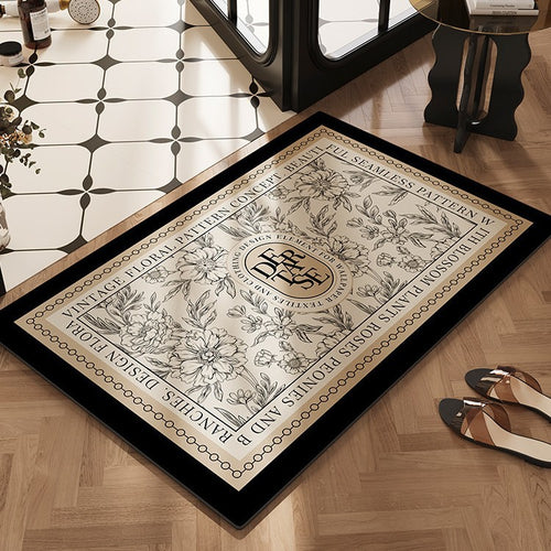 Botanical Design Kitchen Rug Bowlift