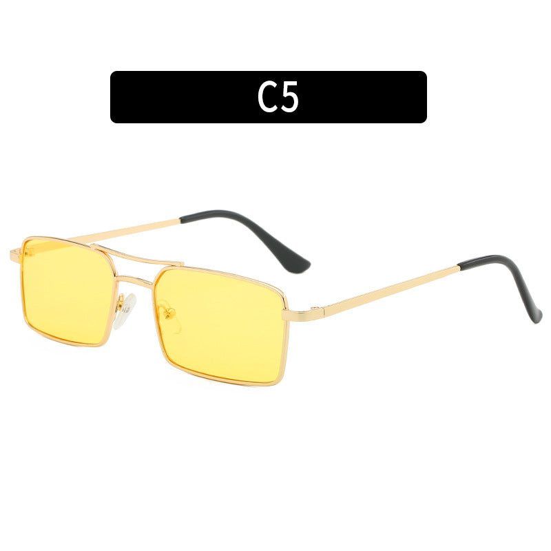 Stylish Geometric Square Frame Sunglasses