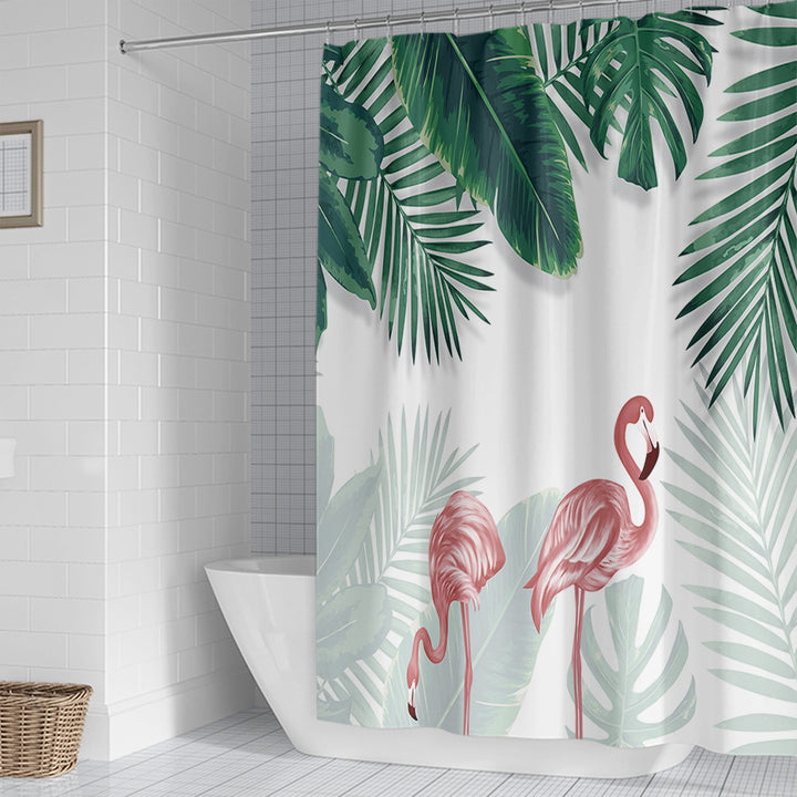 Tropical Paradise Shower Curtain Bowlift