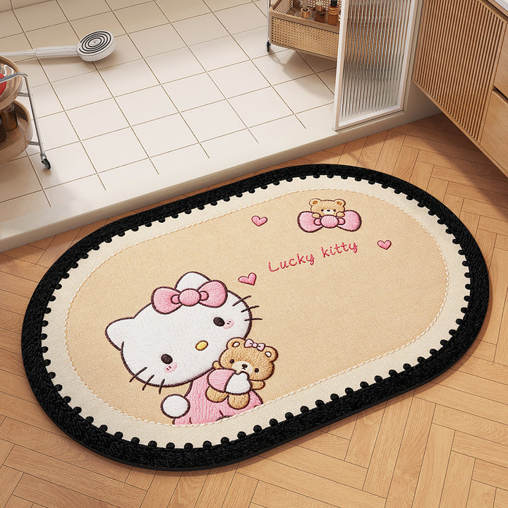 Cute Character-Themed Bath Mat